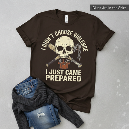 Prepared for Anything Skull T-Shirt__pair