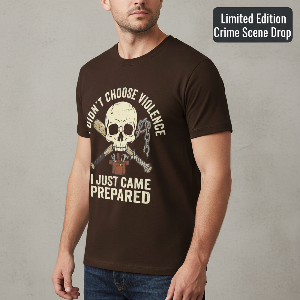 Prepared for Anything Skull T-Shirt__benefit