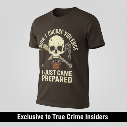 Prepared for Anything Skull T-Shirt__space