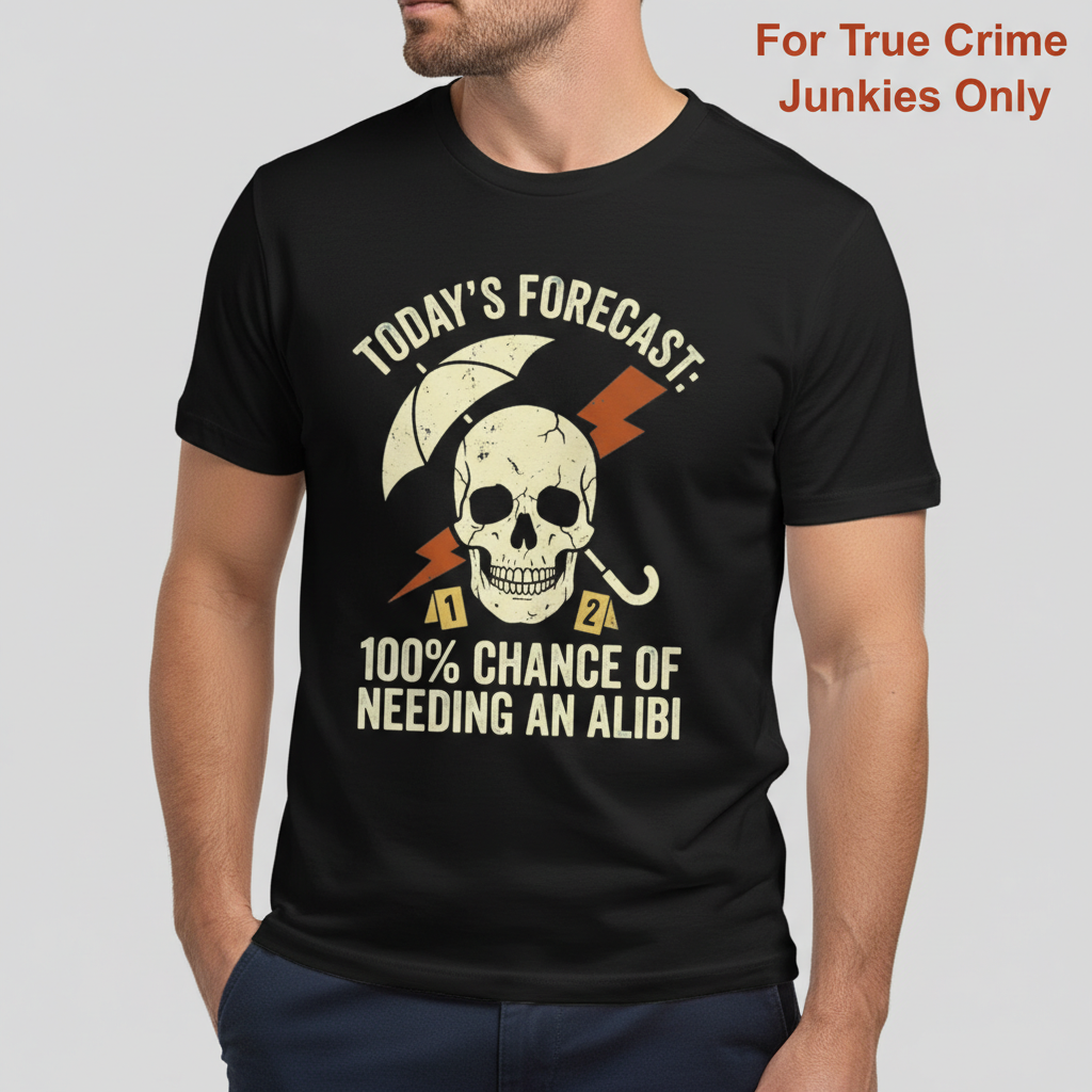 Forecast Alibi Humor T-Shirt__hero