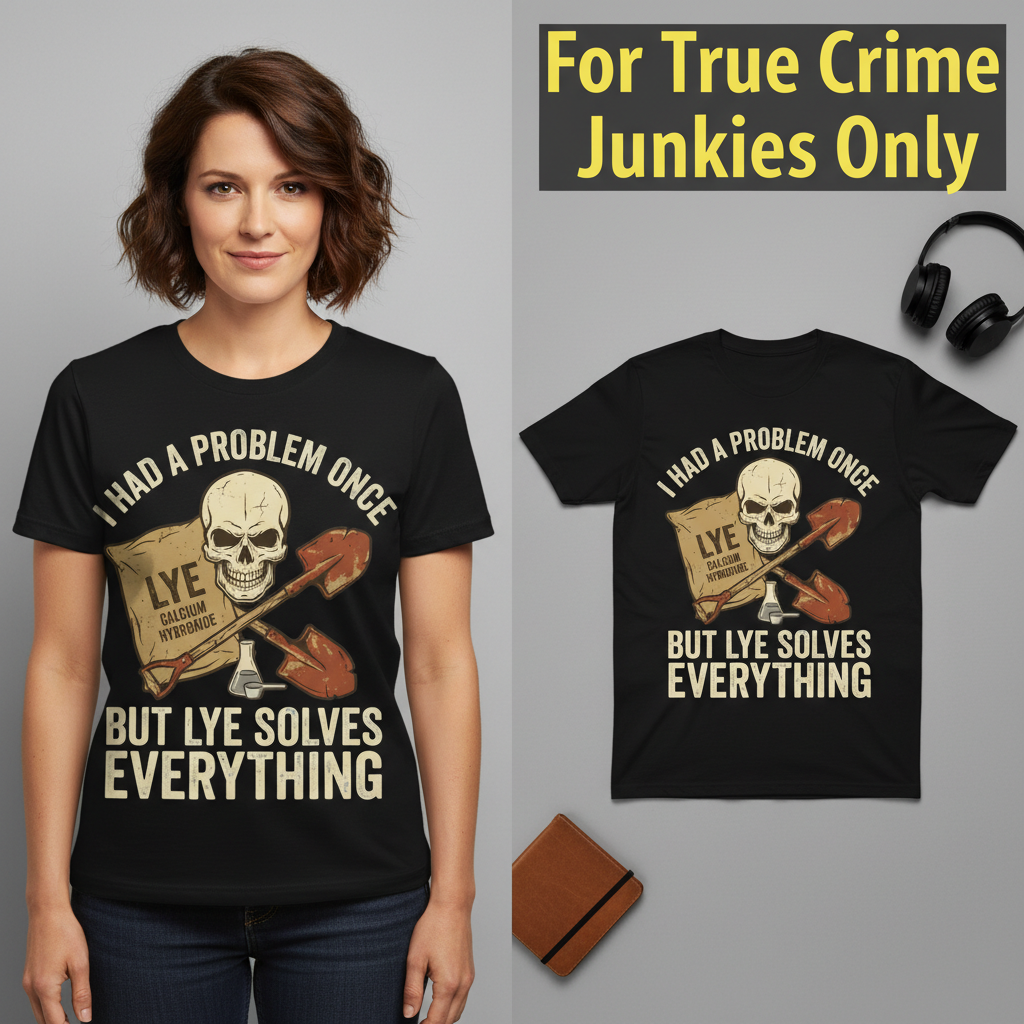 Lye Solves Everything T-Shirt_model_flat