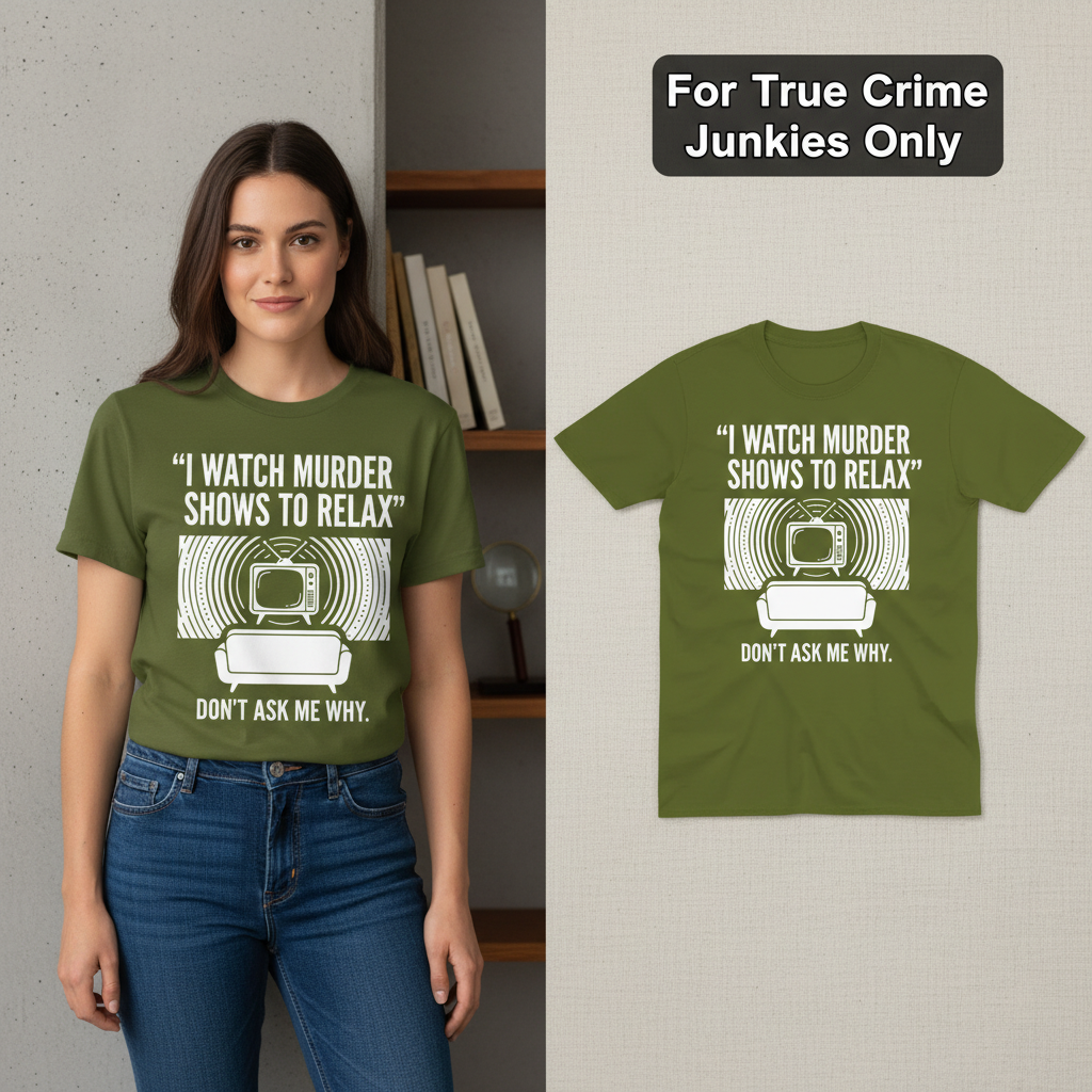 Murder Show Chill T-Shirt_model_flat