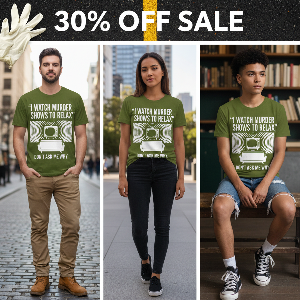 Murder Show Chill T-Shirt_3_model