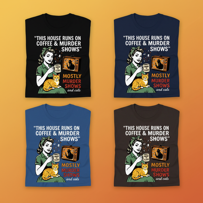 Coffee & Murder Shows T-Shirt_6color_grid