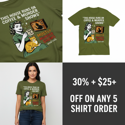 Coffee & Murder Shows T-Shirt_4_panel