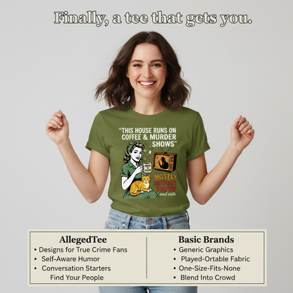 Coffee & Murder Shows T-Shirt_product_table