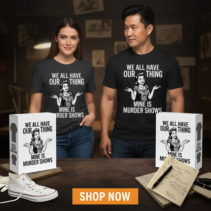 Murder Show Addict T-Shirt_dual_lifestyle