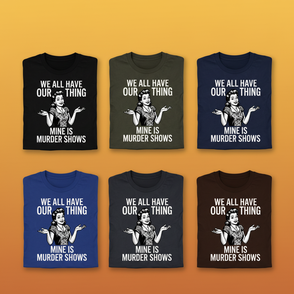 Murder Show Addict T-Shirt_6color_grid