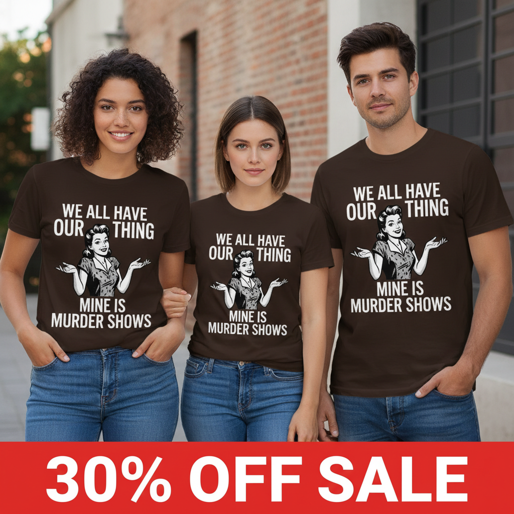 Murder Show Addict T-Shirt_3_model