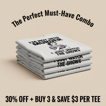 Murder Show Junkie T-Shirt_stacked_promotion