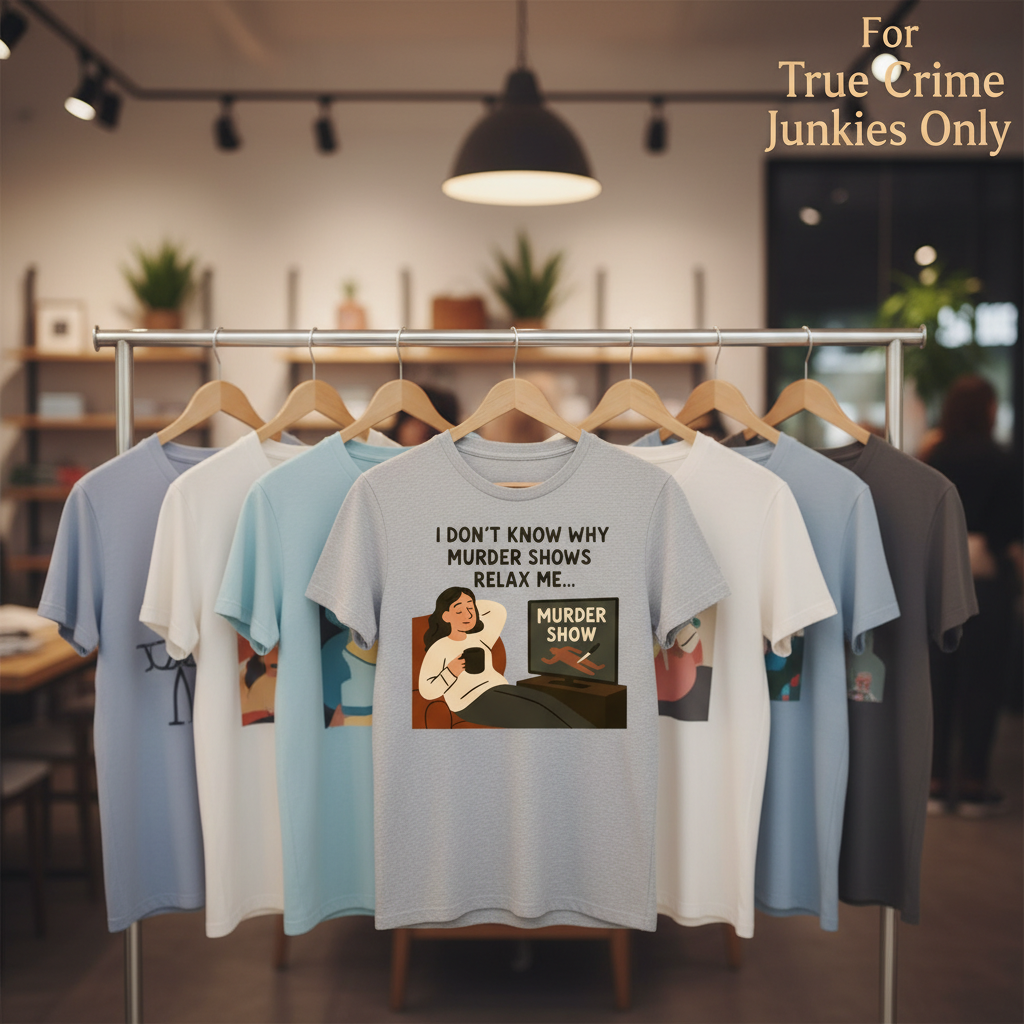 Murder Shows Relax Me T-Shirt_boutique_rack