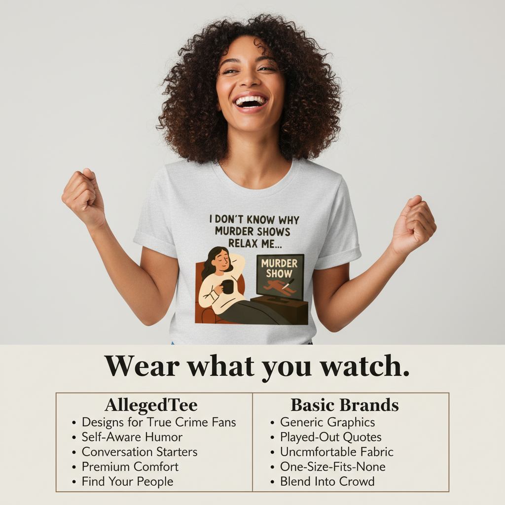 Murder Shows Relax Me T-Shirt_product_table