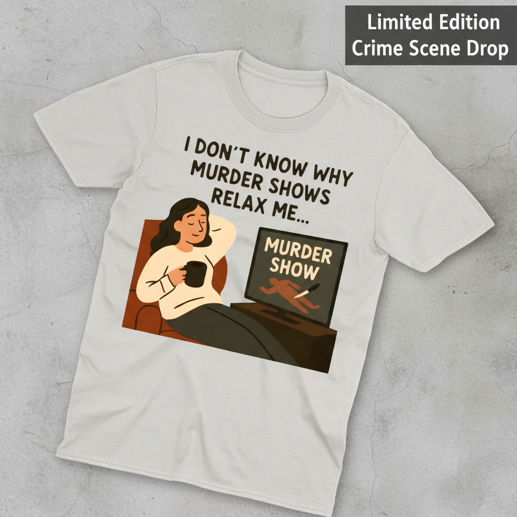 Murder Shows Relax Me T-Shirt_fold_tilt