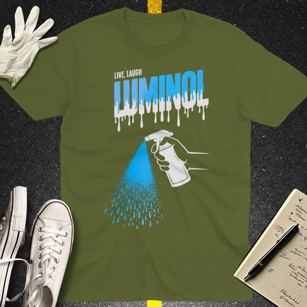 Let’s Glow Luminol T-Shirt_3_model