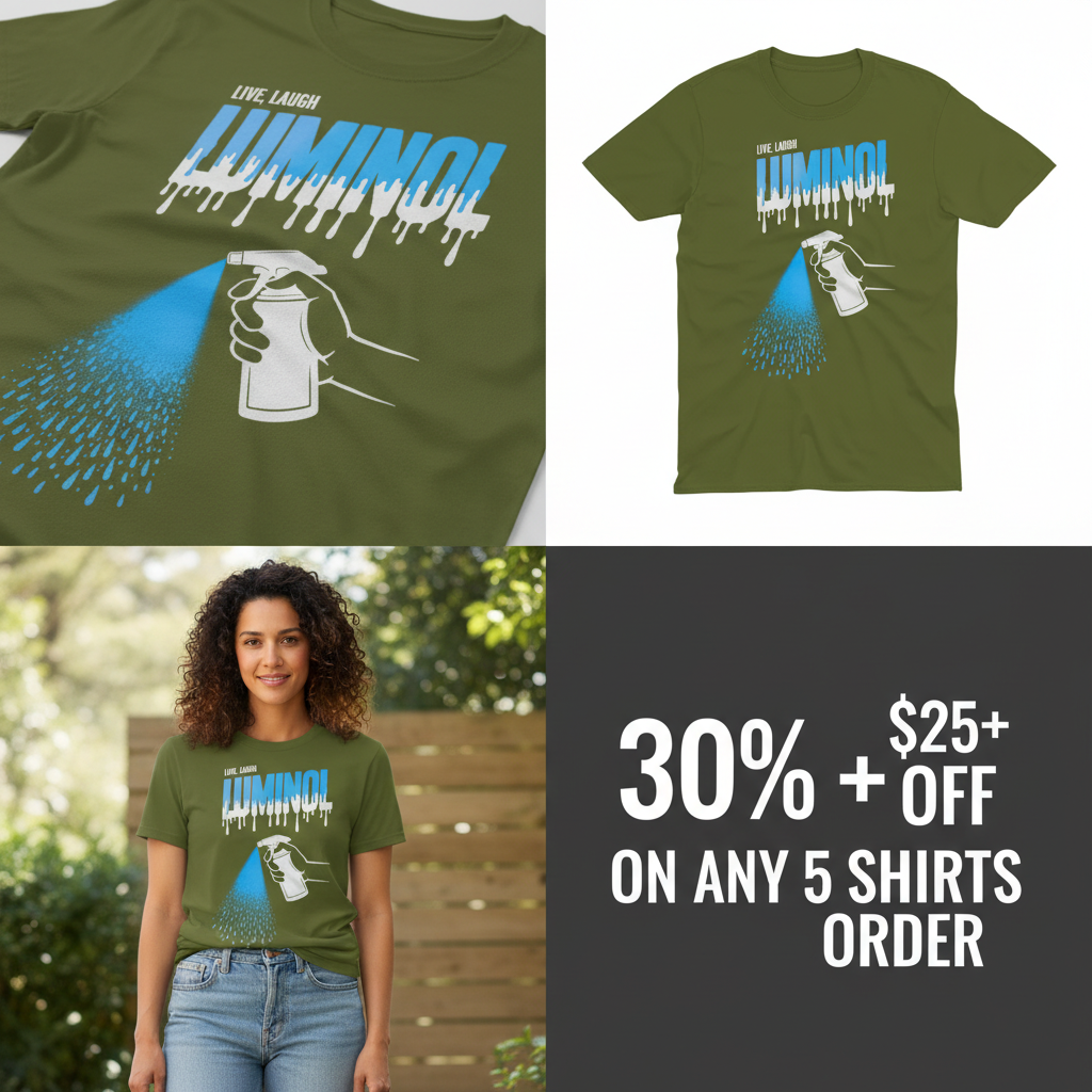 Let’s Glow Luminol T-Shirt_4_panel