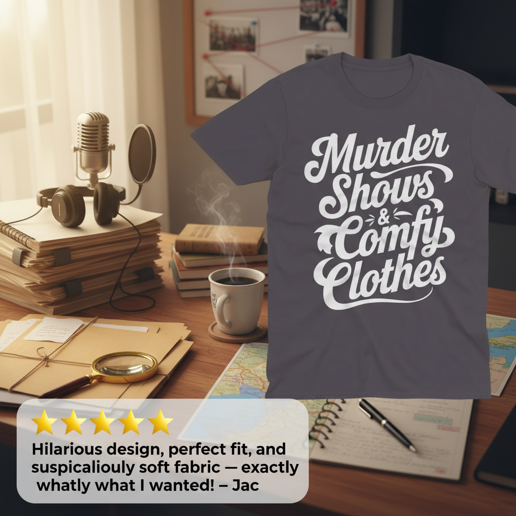 Murder Shows & Comfy Clothes T-Shirt_review_5star