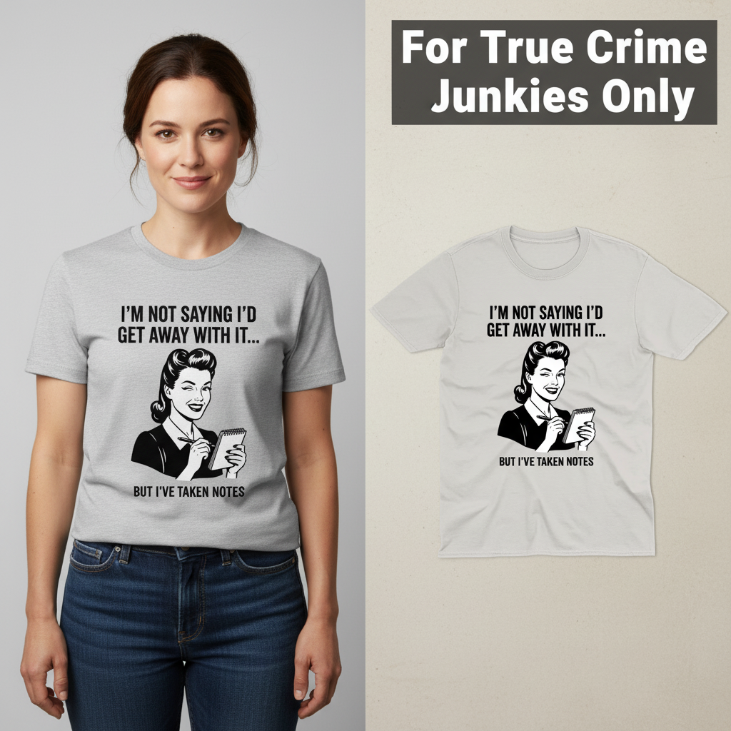I've Taken Notes T-Shirt_model_flat