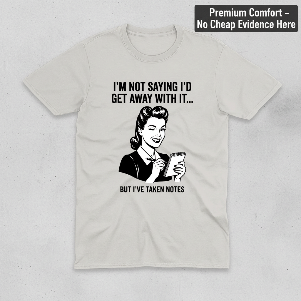 I've Taken Notes T-Shirt_clean