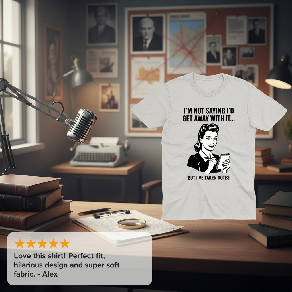 I've Taken Notes T-Shirt_review_5star