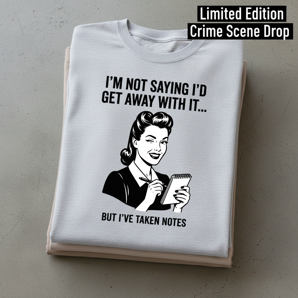 I've Taken Notes T-Shirt_stacked_flatlay
