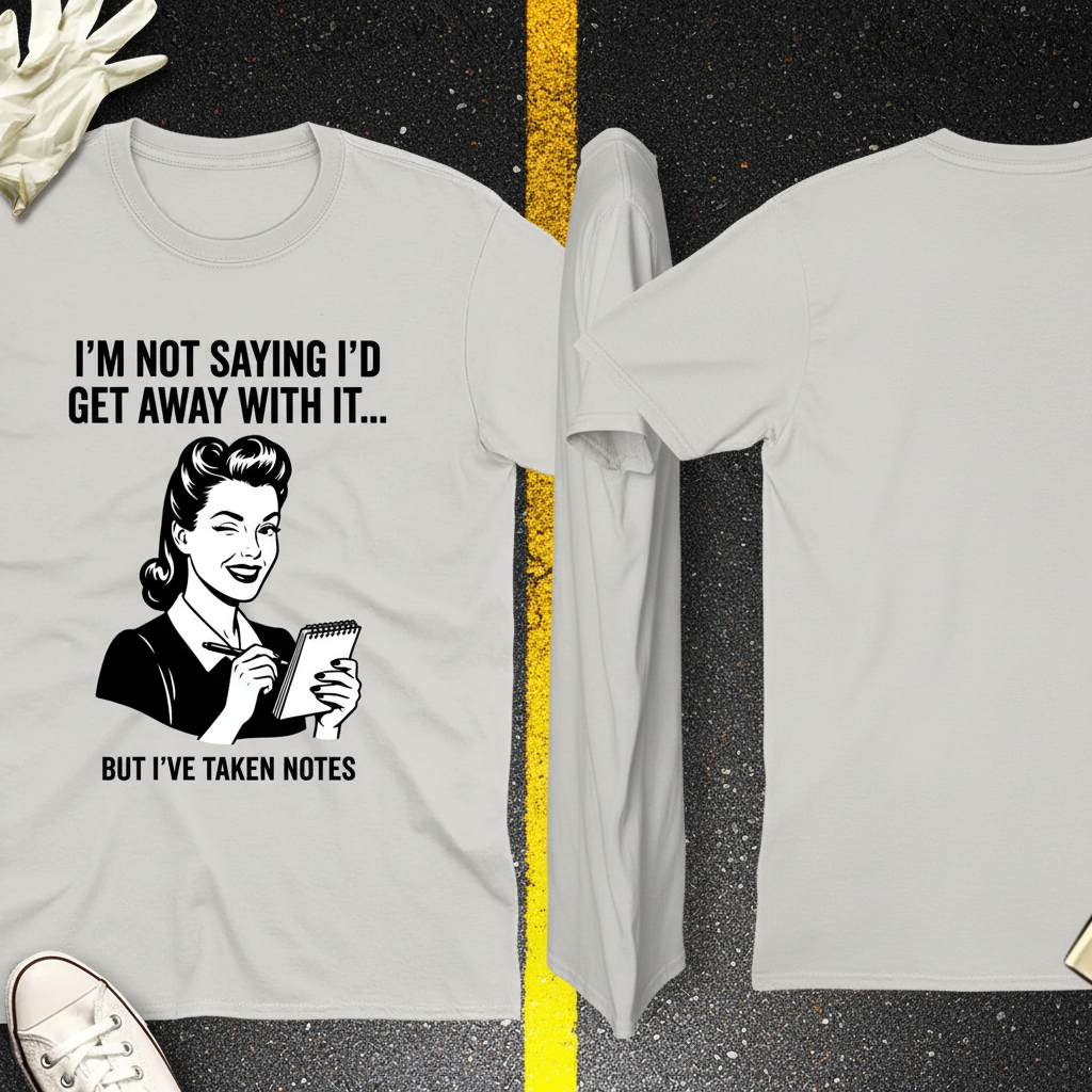 I've Taken Notes T-Shirt_3_model