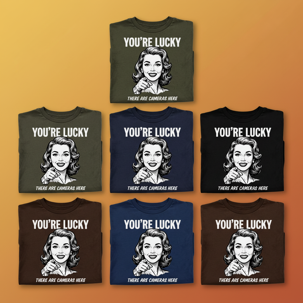 You're Lucky T-Shirt_6color_grid