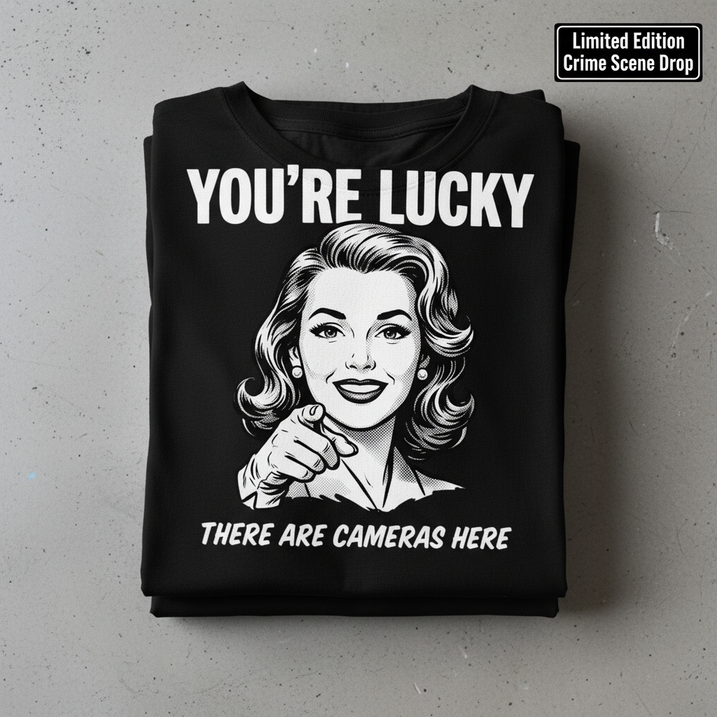 You're Lucky T-Shirt_stacked_flatlay
