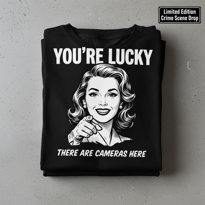 You're Lucky T-Shirt_stacked_flatlay