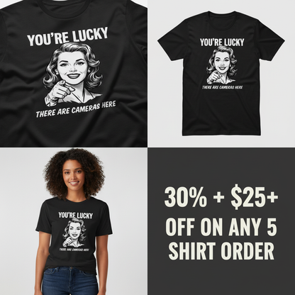 You're Lucky T-Shirt_4_panel