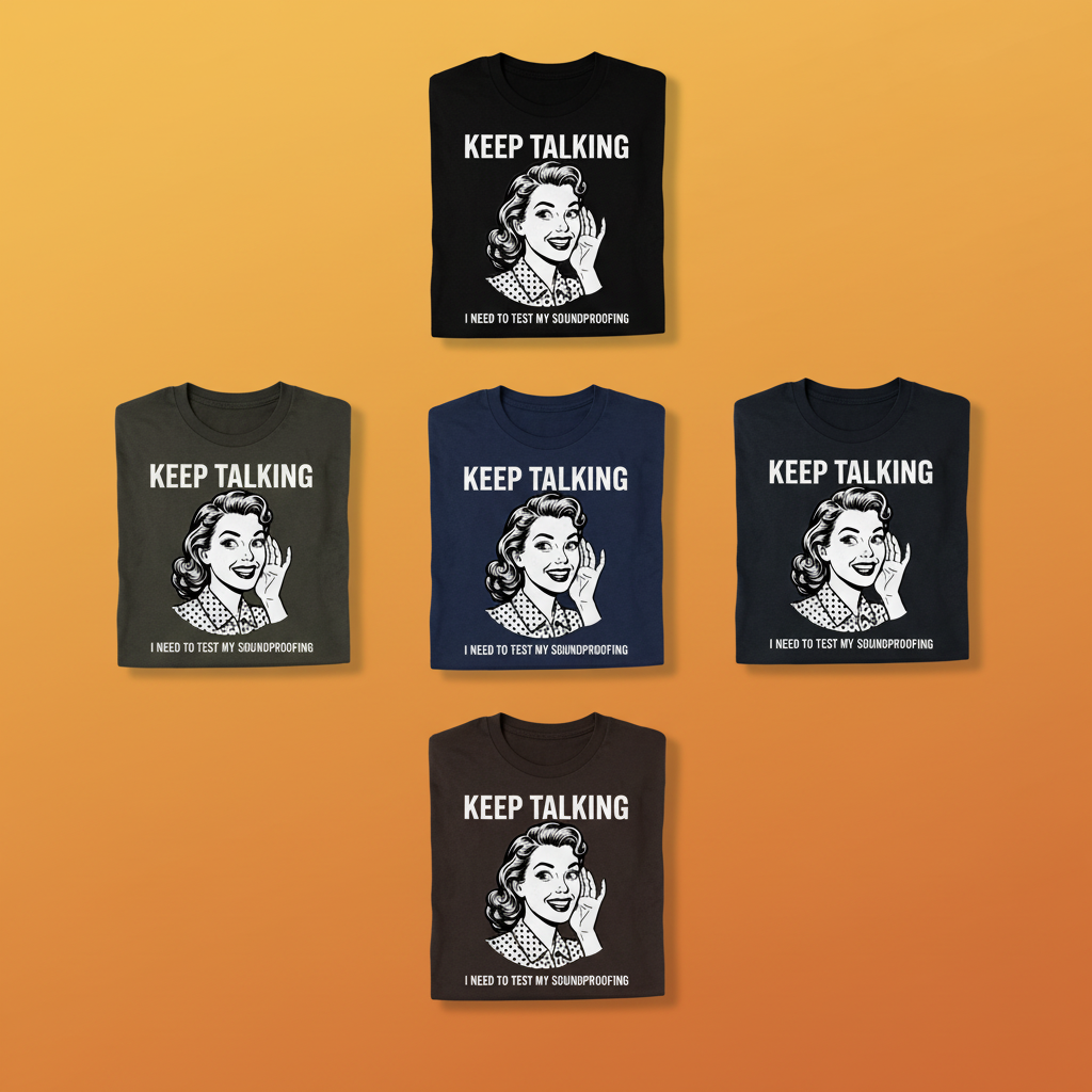 Keep Talking T-Shirt_6color_grid