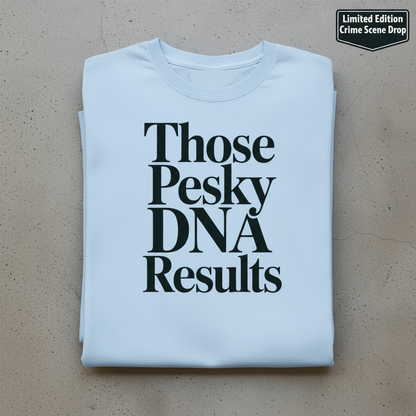 Those Pesky DNA Results T-Shirt_stacked_flatlay