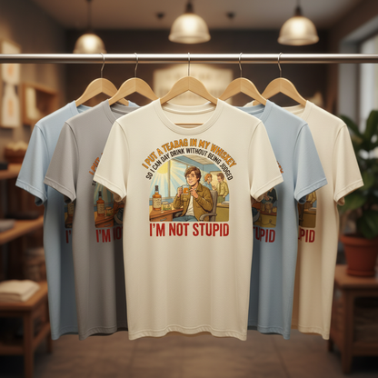 Teabag Whiskey Genius T-Shirt_boutique_rack