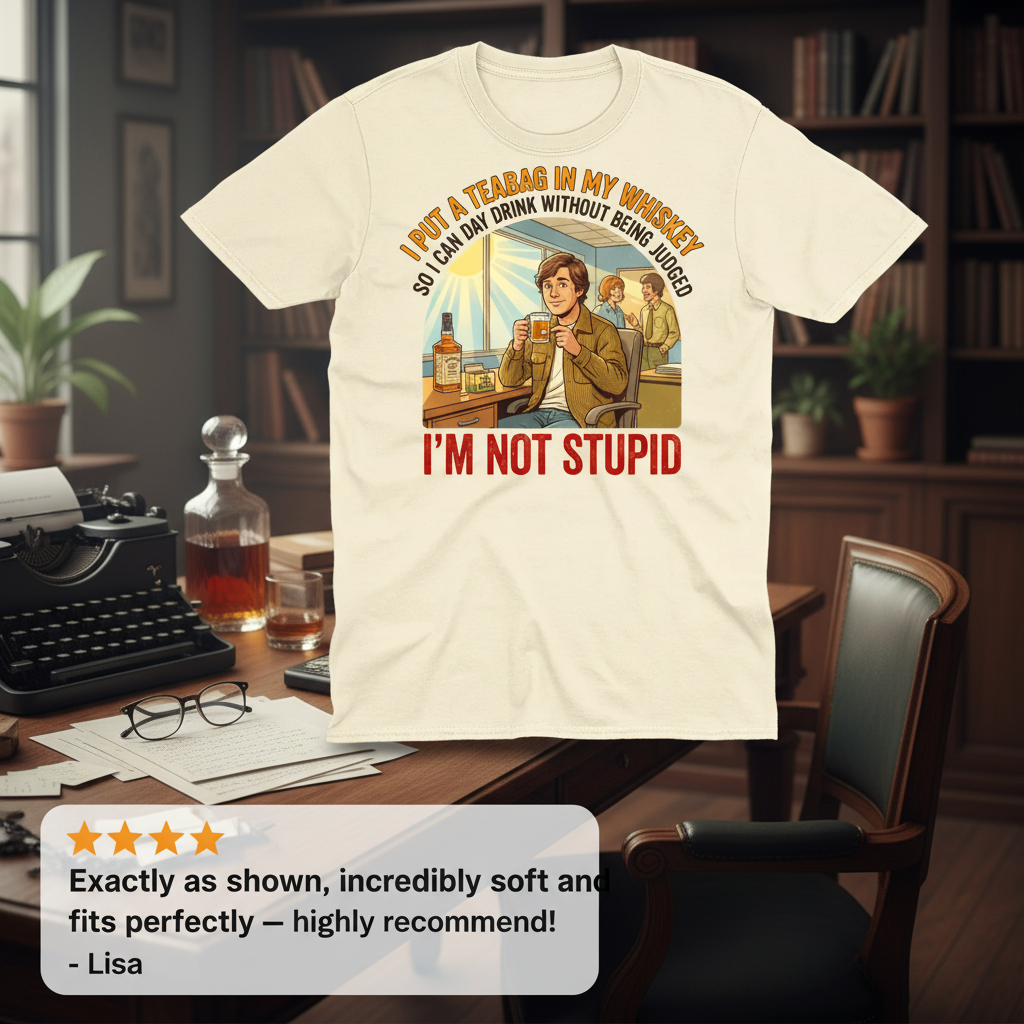 Teabag Whiskey Genius T-Shirt_review_5star