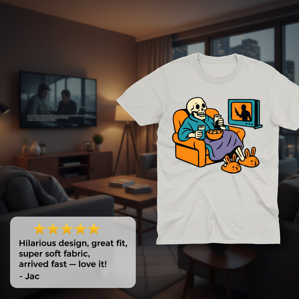 True Crime & Chill T-Shirt_review_5star