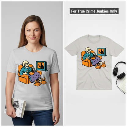 True Crime & Chill T-Shirt_model_flat