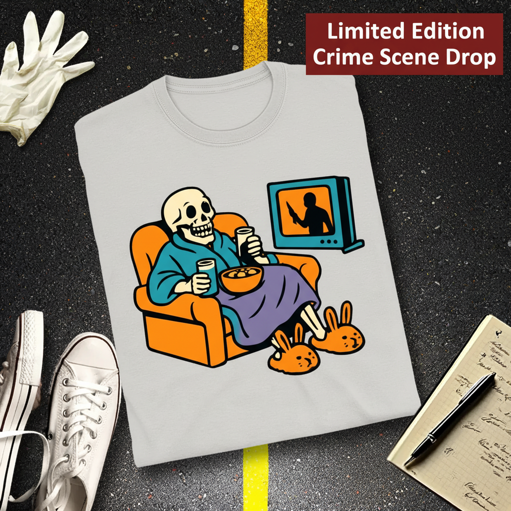 True Crime & Chill T-Shirt_fold_tilt