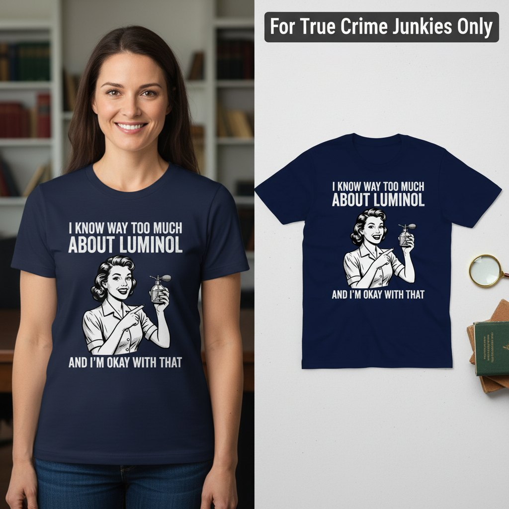 Luminol Expert T-Shirt_model_flat