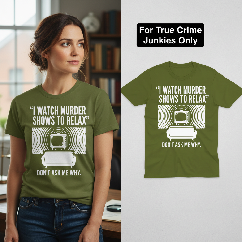 Murder Show Chill T-Shirt_model_flat