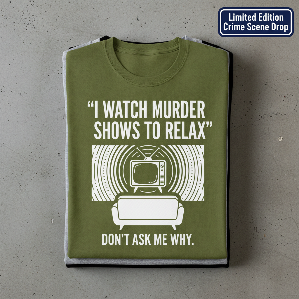 Murder Show Chill T-Shirt_stacked_flatlay