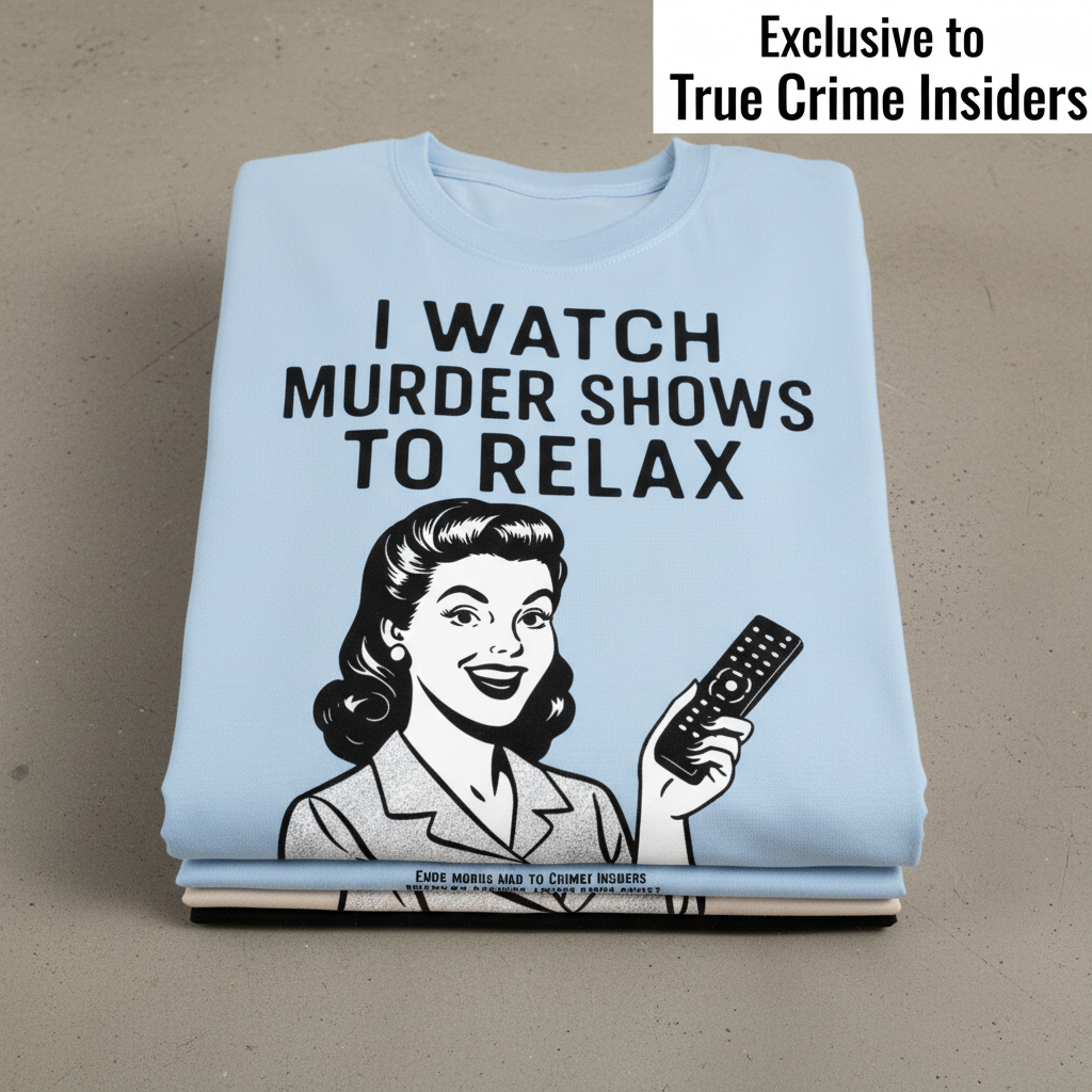 Murder Shows & Chill T-Shirt_stacked_flatlay