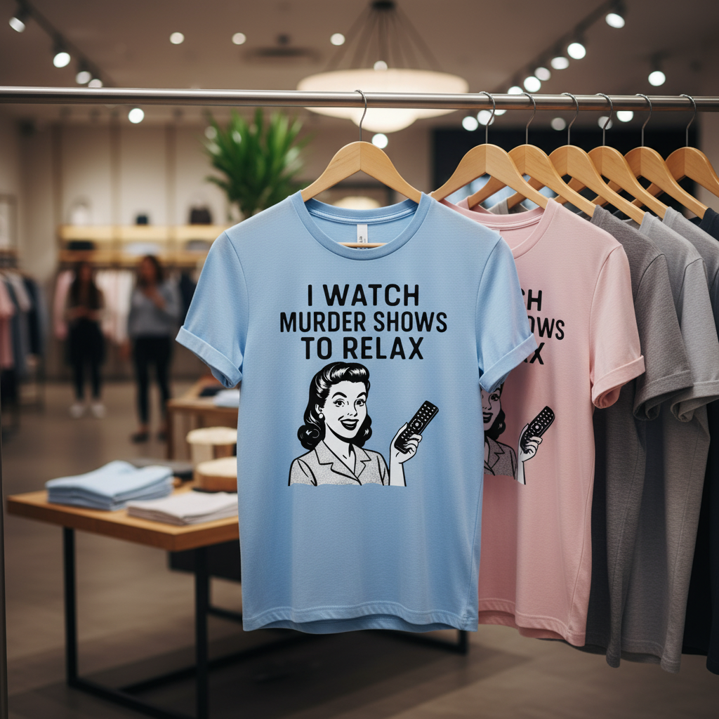 Murder Shows & Chill T-Shirt_boutique_rack