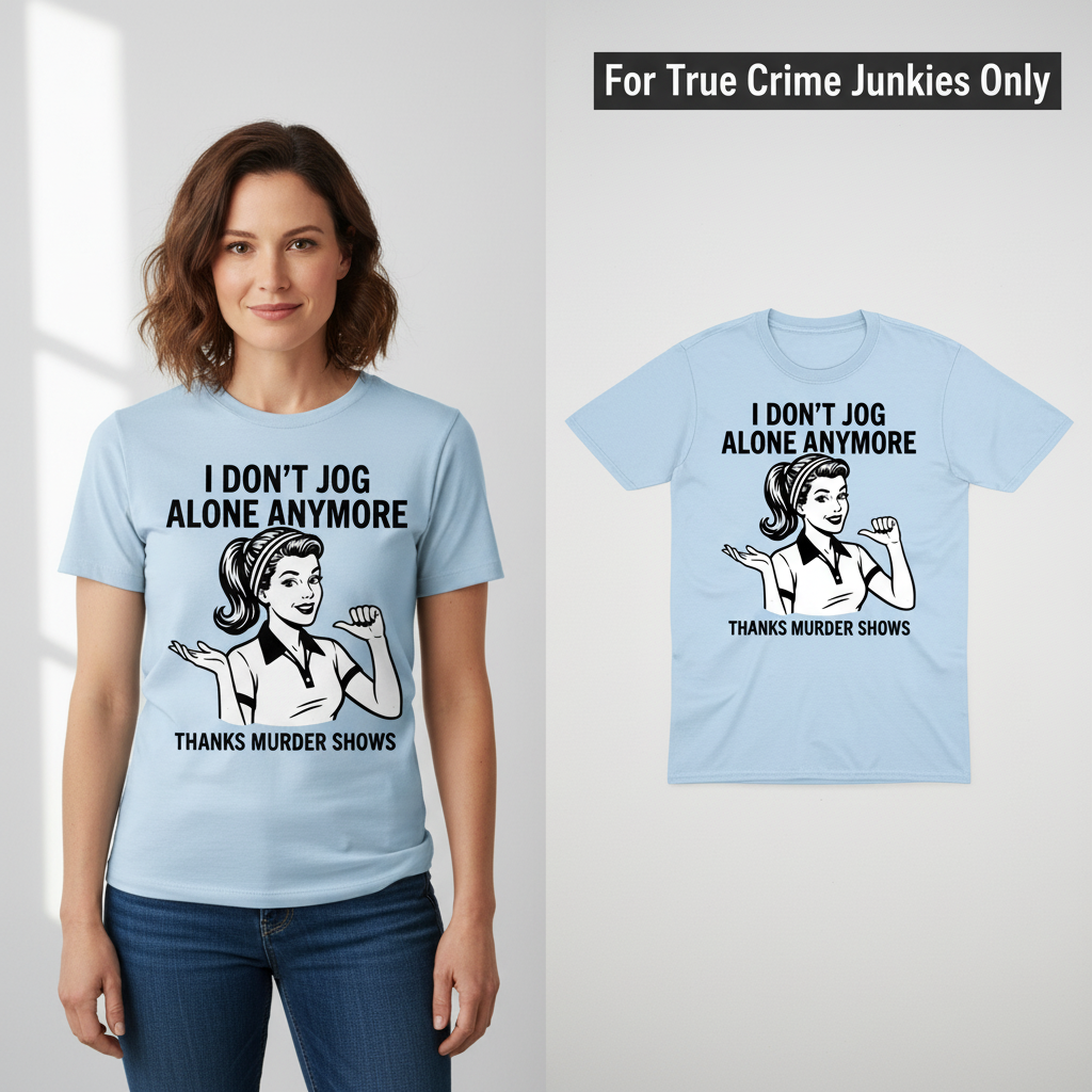 Thanks Murder Shows T-Shirt_model_flat