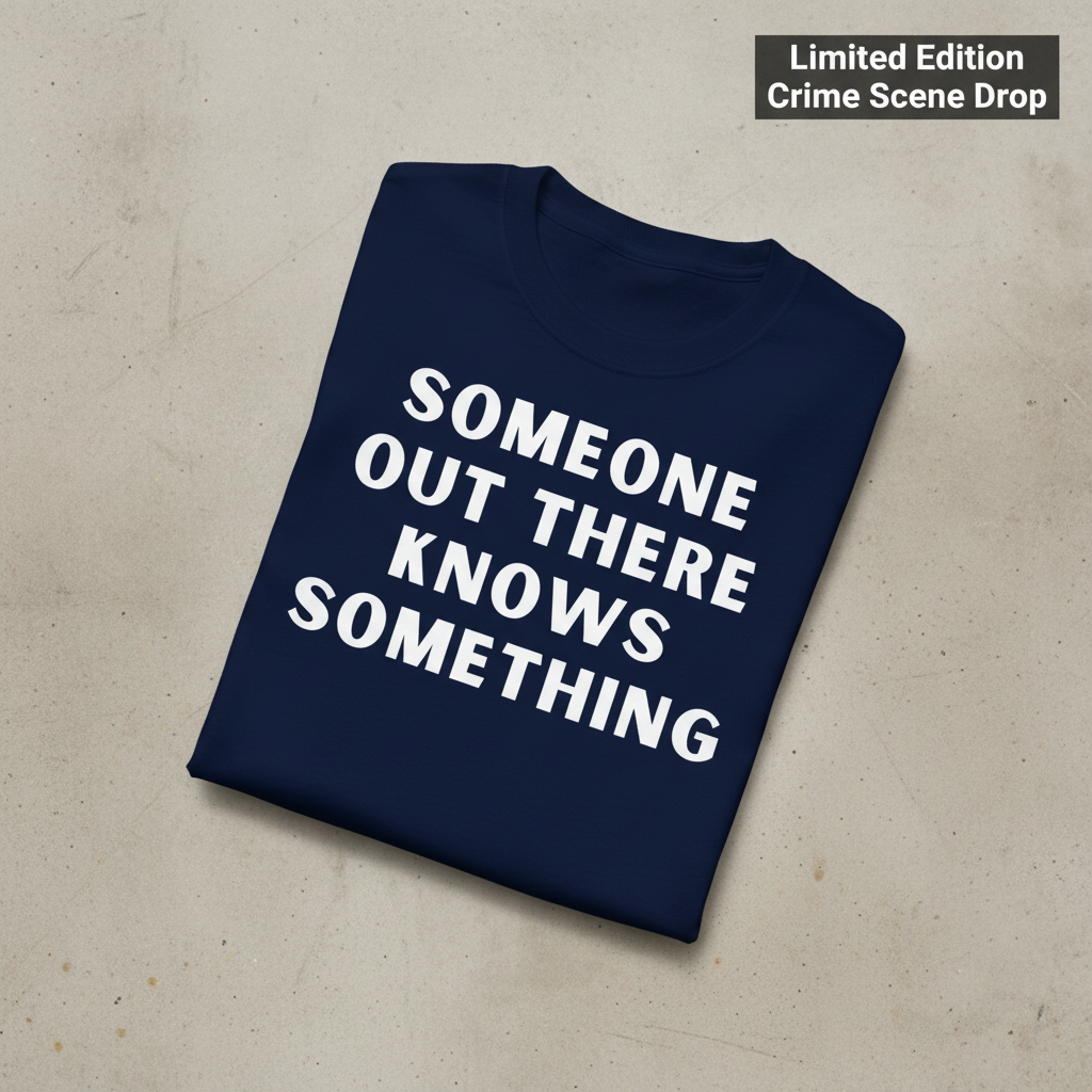 Someone Knows Something T-Shirt_fold_tilt