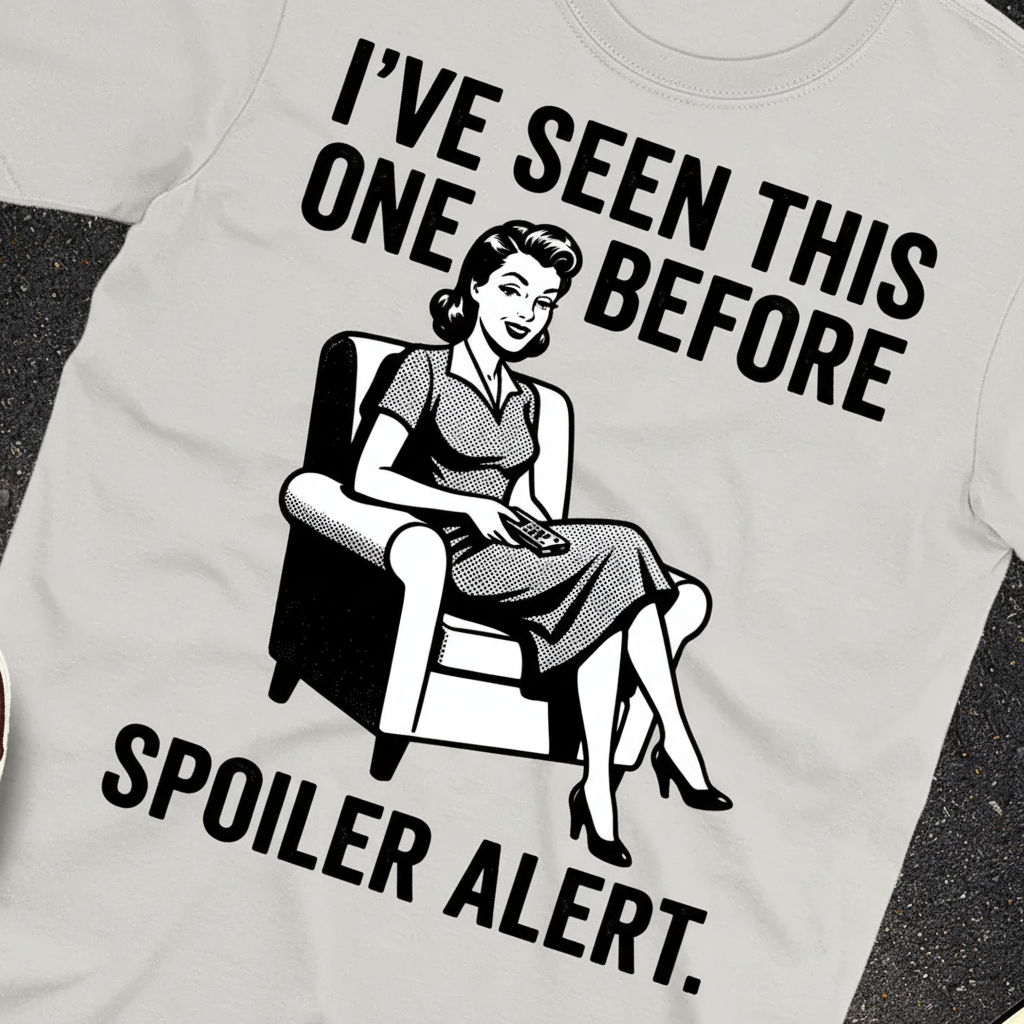 Spoiler Alert Retro T-Shirt_extreme_za
