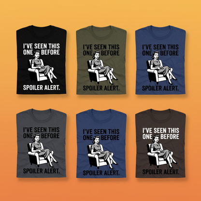 Spoiler Alert Retro T-Shirt_6color_grid