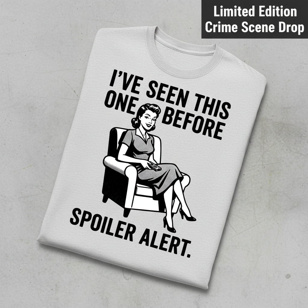 Spoiler Alert Retro T-Shirt_fold_tilt