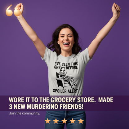 Spoiler Alert Retro T-Shirt_model_testimonial