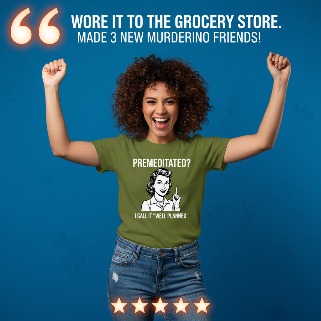 Well Planned Humor T-Shirt_model_testimonial