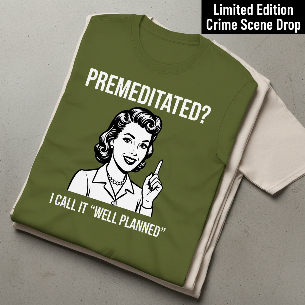 Well Planned Humor T-Shirt_stacked_flatlay