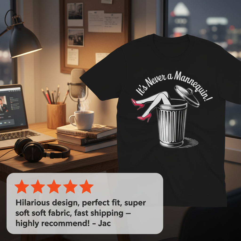 It's Never a Mannequin T-Shirt_review_5star